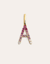 Charm Letter Spark Sakura 18K Gold Plated