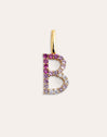 Charm Letter Spark Sakura 18K Gold Plated