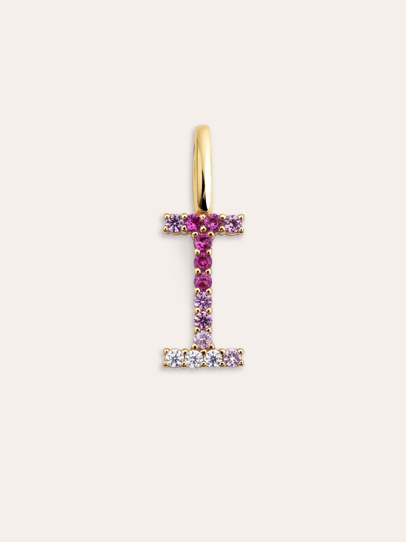 Charm Letter Spark Sakura 18K Gold Plated