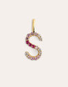 Charm Letter Spark Sakura 18K Gold Plated