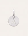 Mini Medallion Letter Acero