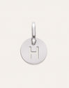 Mini Medallion Letter Acero