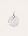 Mini Medallion Letter Acero