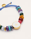 Imagen detalle de Pulsera Personalizada Letter Nácar Acero Baño Oro