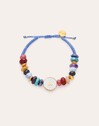 Pulsera Personalizada Letter Nácar Acero Baño Oro