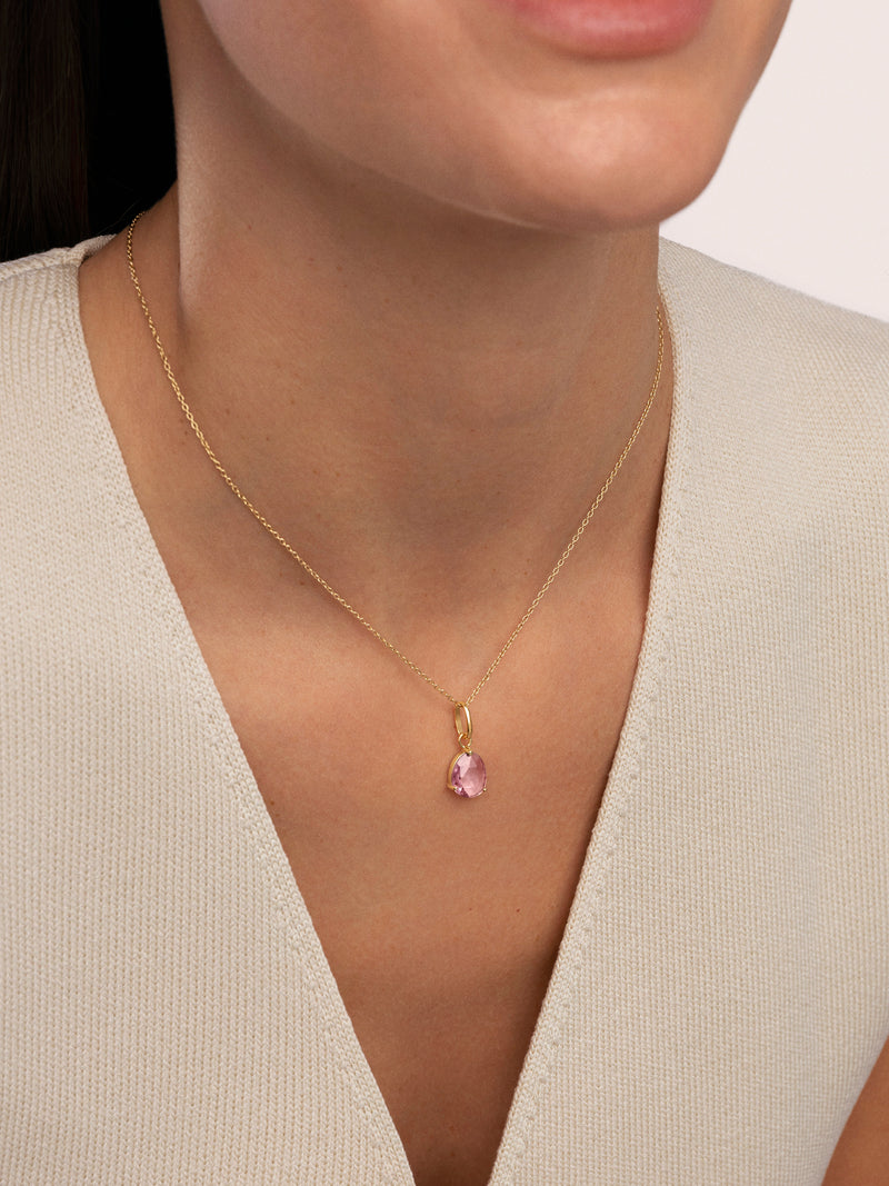 Birthstones Gold Charm