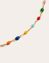 Collar Personalizado Colors Enamel Letter Baño Oro