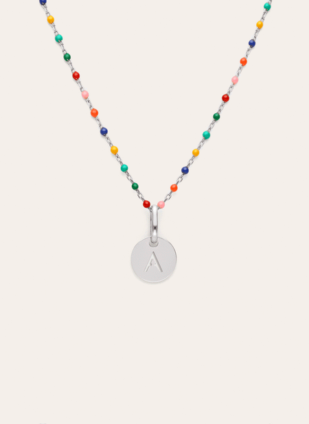 Collar Personalizado Colors Enamel Letter
