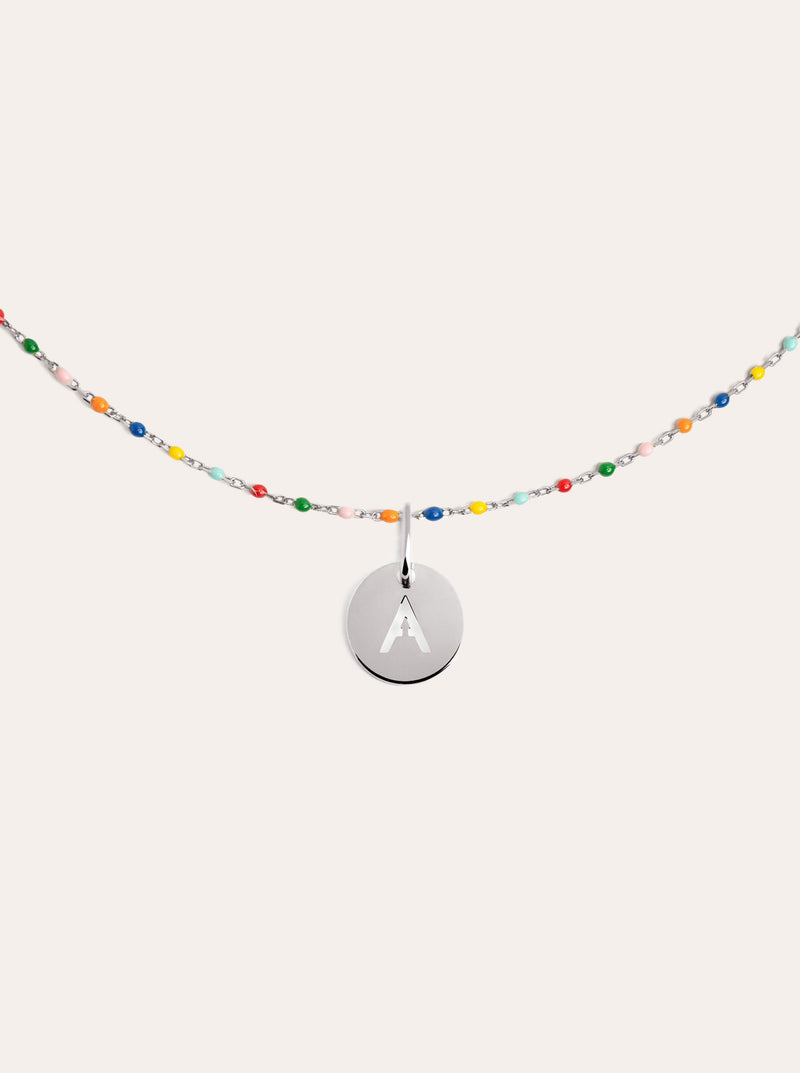 Collar Personalizado Colors Enamel Letter