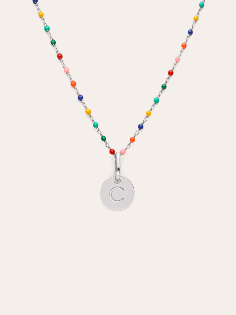 Collana Personalizzata Colors Enamel Letter