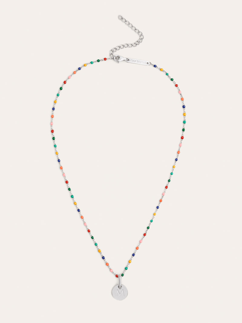 Collana Personalizzata Colors Enamel Letter