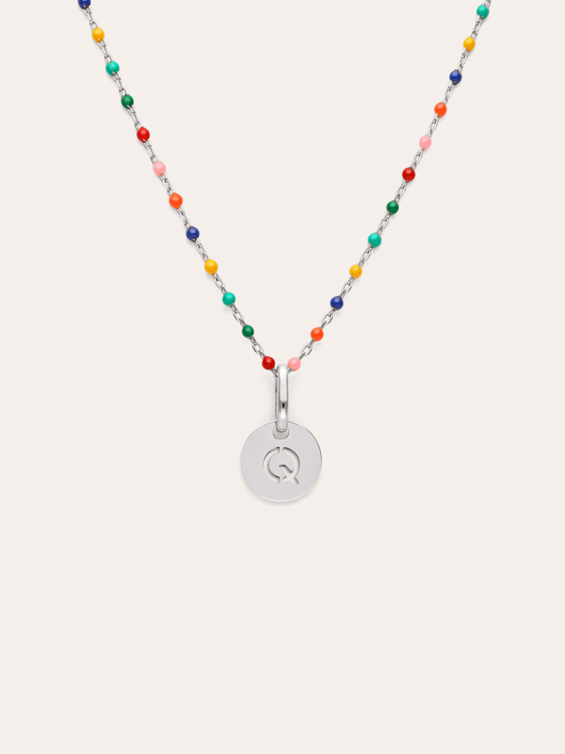 Collana Personalizzata Colors Enamel Letter