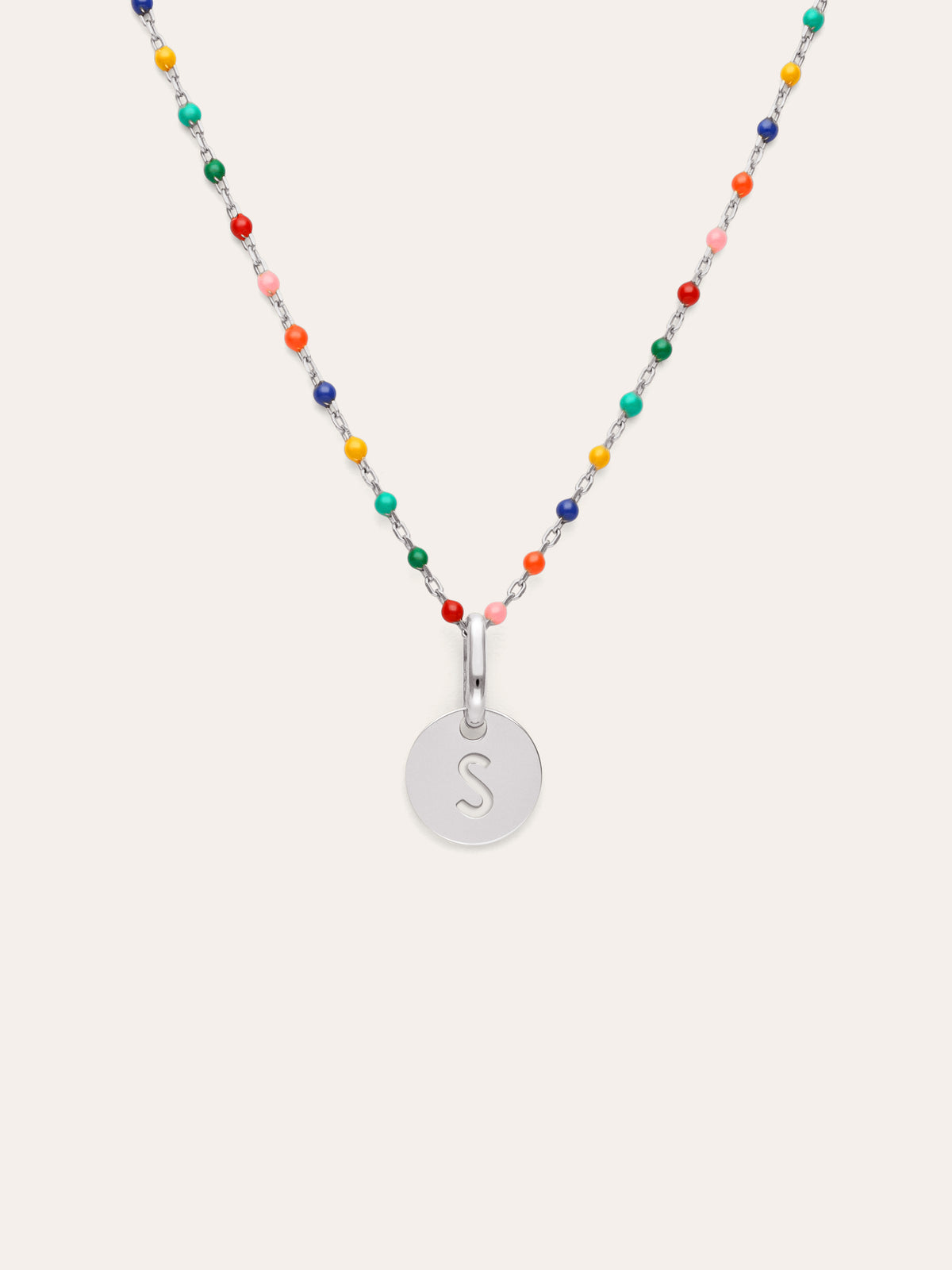 Collana Personalizzata Colors Enamel Letter