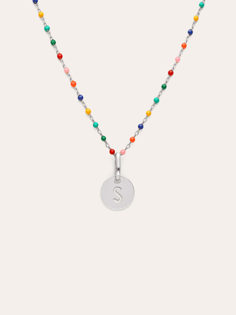 Collana Personalizzata Colors Enamel Letter