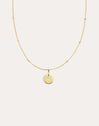 Collar Personalizado Mini Medallion Baño Oro
