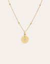 Collar Personalizado Mini Medallion Baño Oro