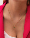Pack Cadeau Collier Dots L Colors et Charm Tortue Plaqué Or
