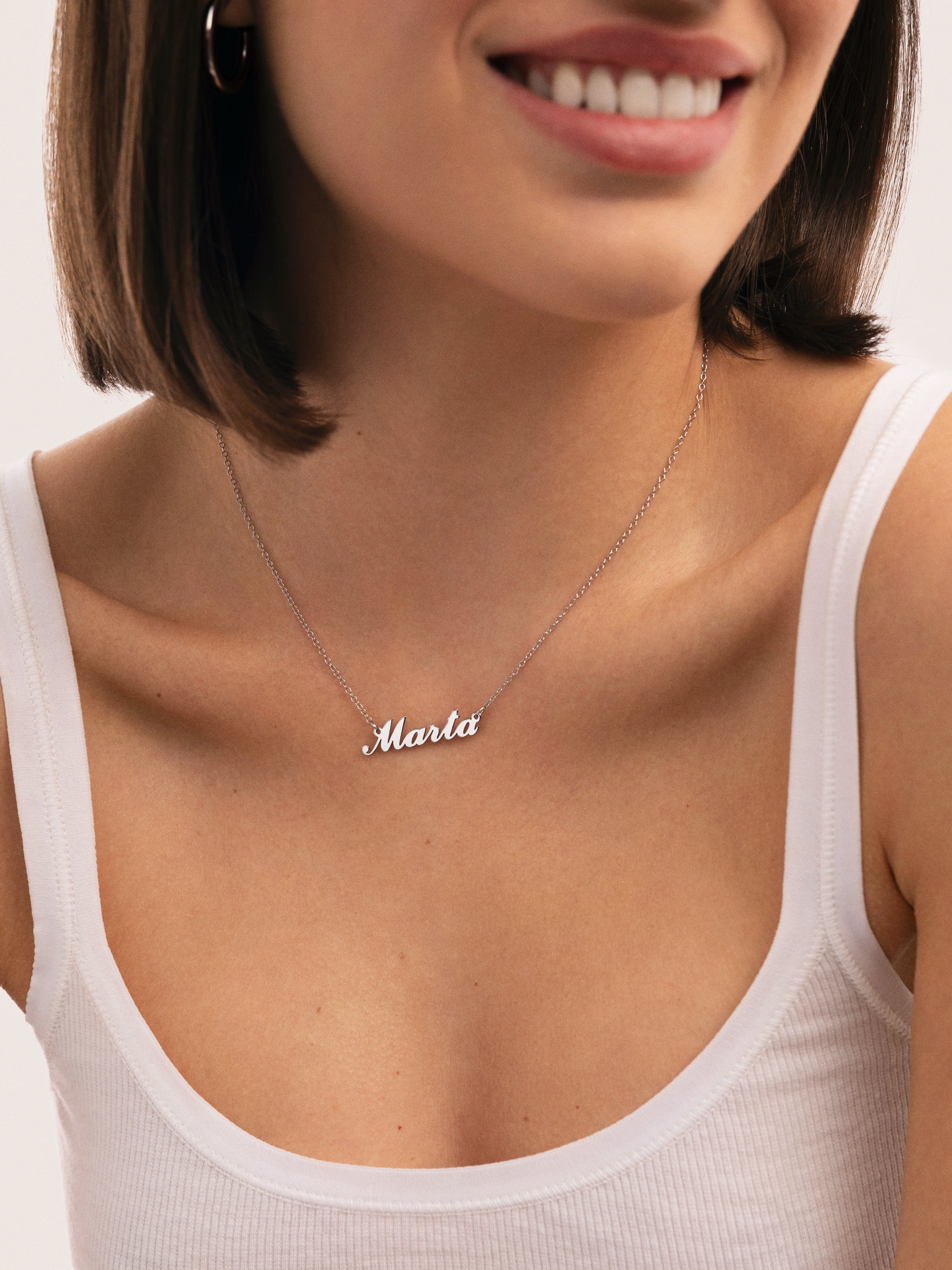 Collier Personnalisé Carrie Argent