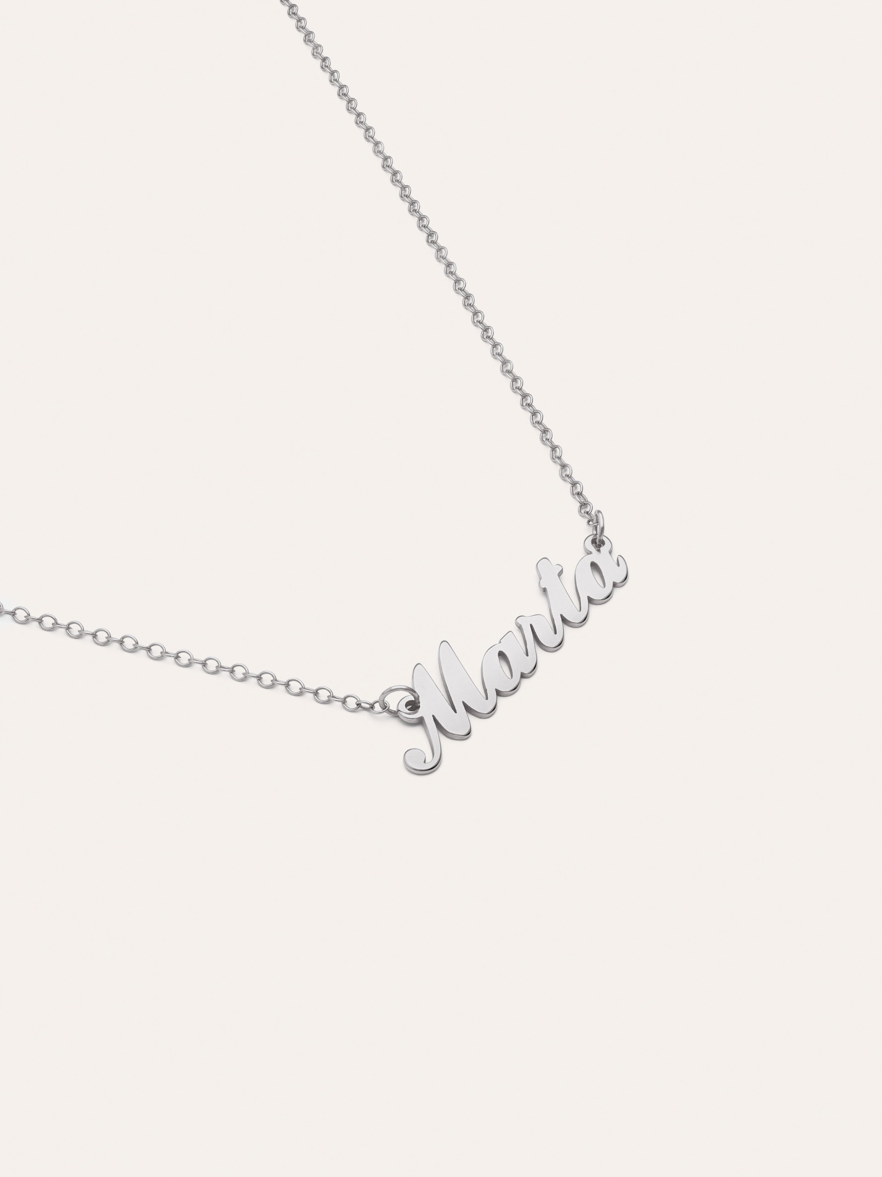 Collier Personnalisé Carrie Argent