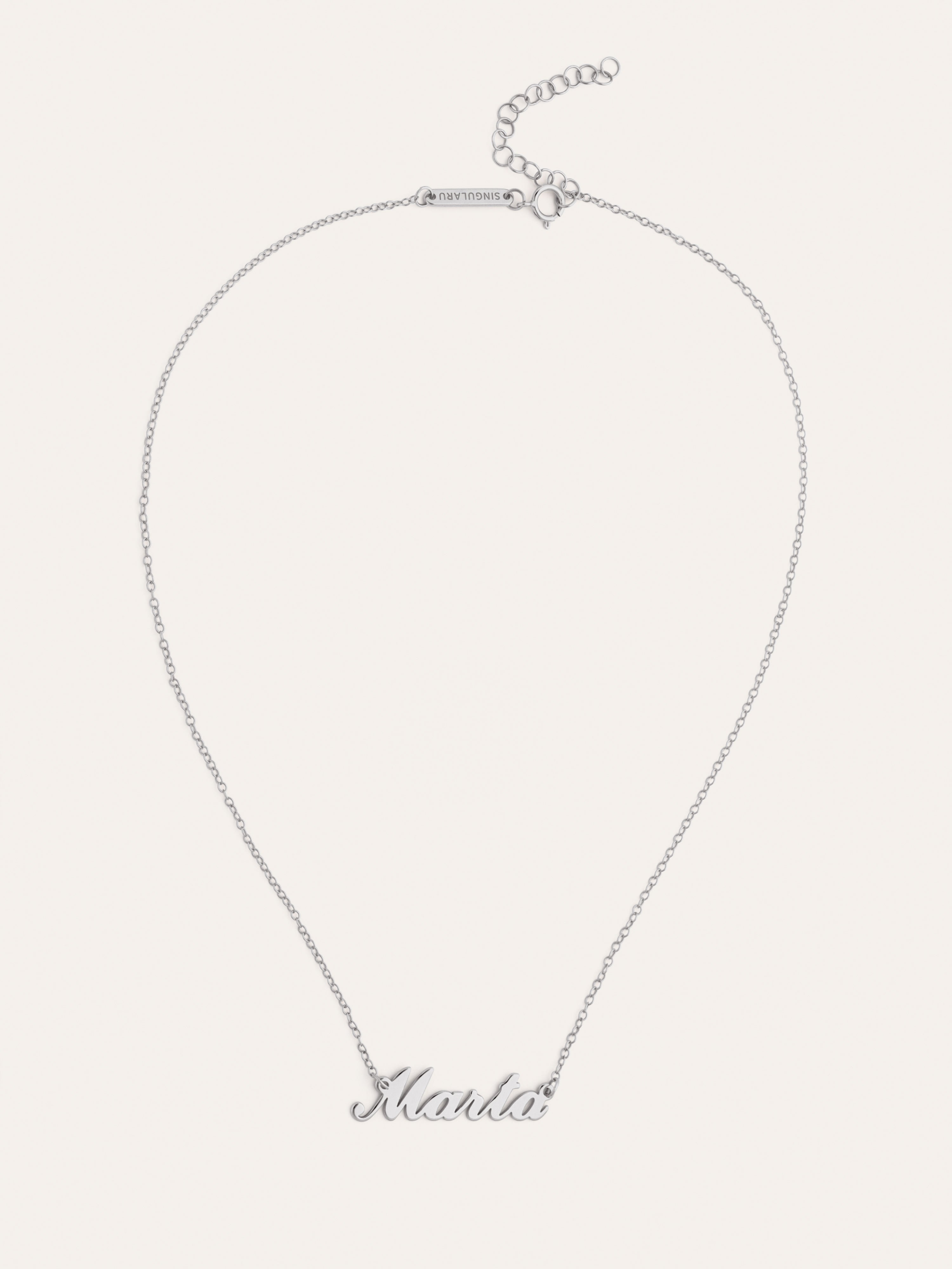 Collier Personnalisé Carrie Argent