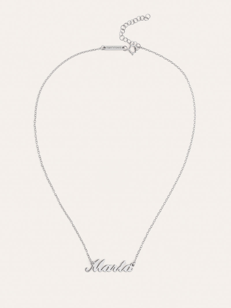 Collier Personnalisé Carrie Argent
