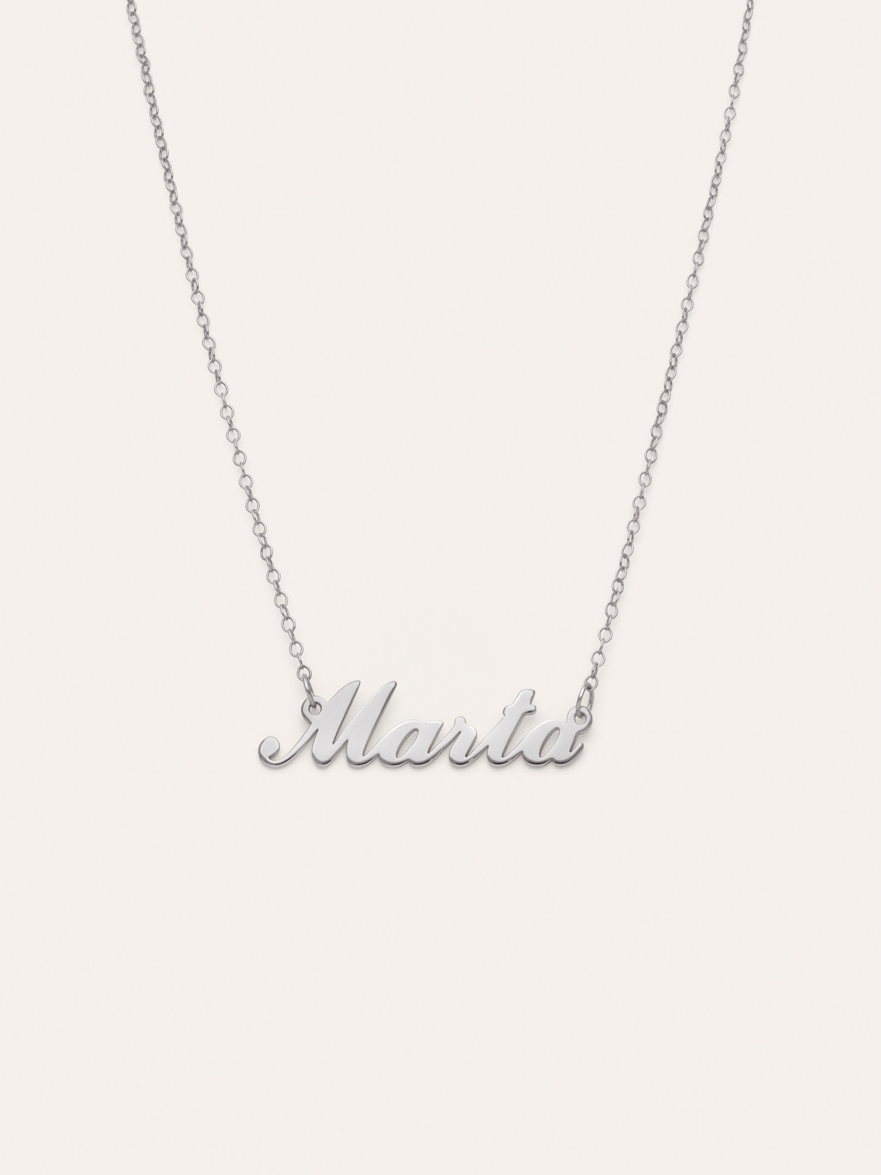 Collier Personnalisé Carrie Argent