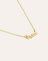Gepersonaliseerde ketting Sue Zilver Verguld