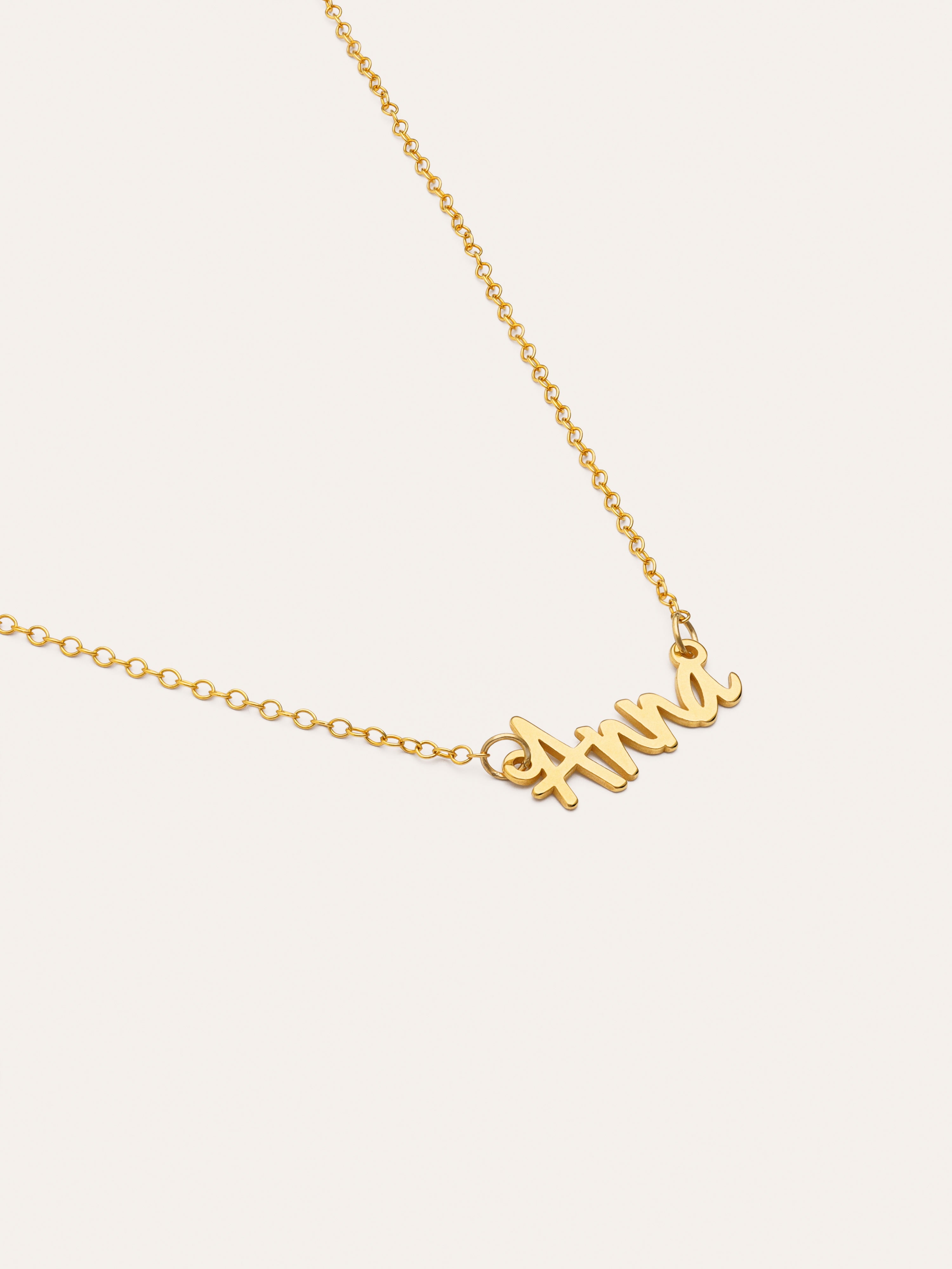 Gepersonaliseerde ketting Sue Zilver Verguld
