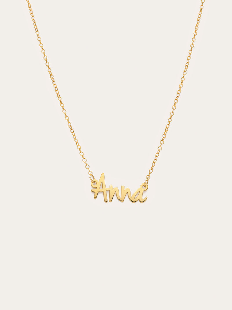 Gepersonaliseerde ketting Sue Zilver Verguld