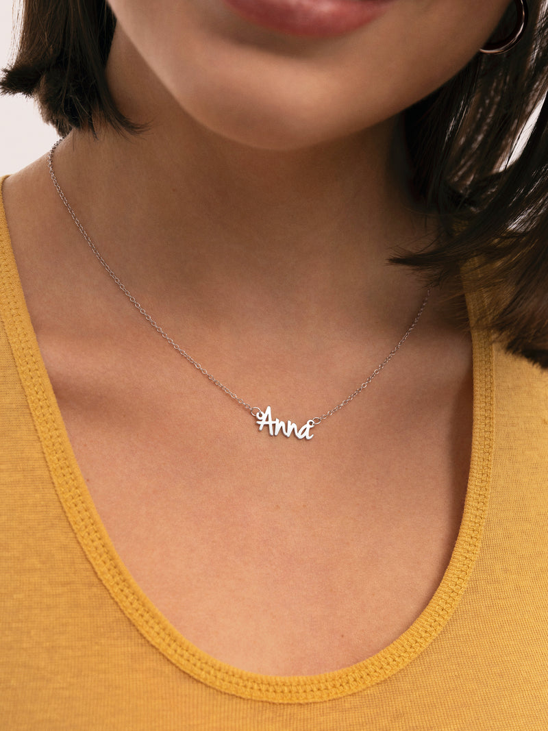 Gepersonaliseerde ketting Sue Zilver
