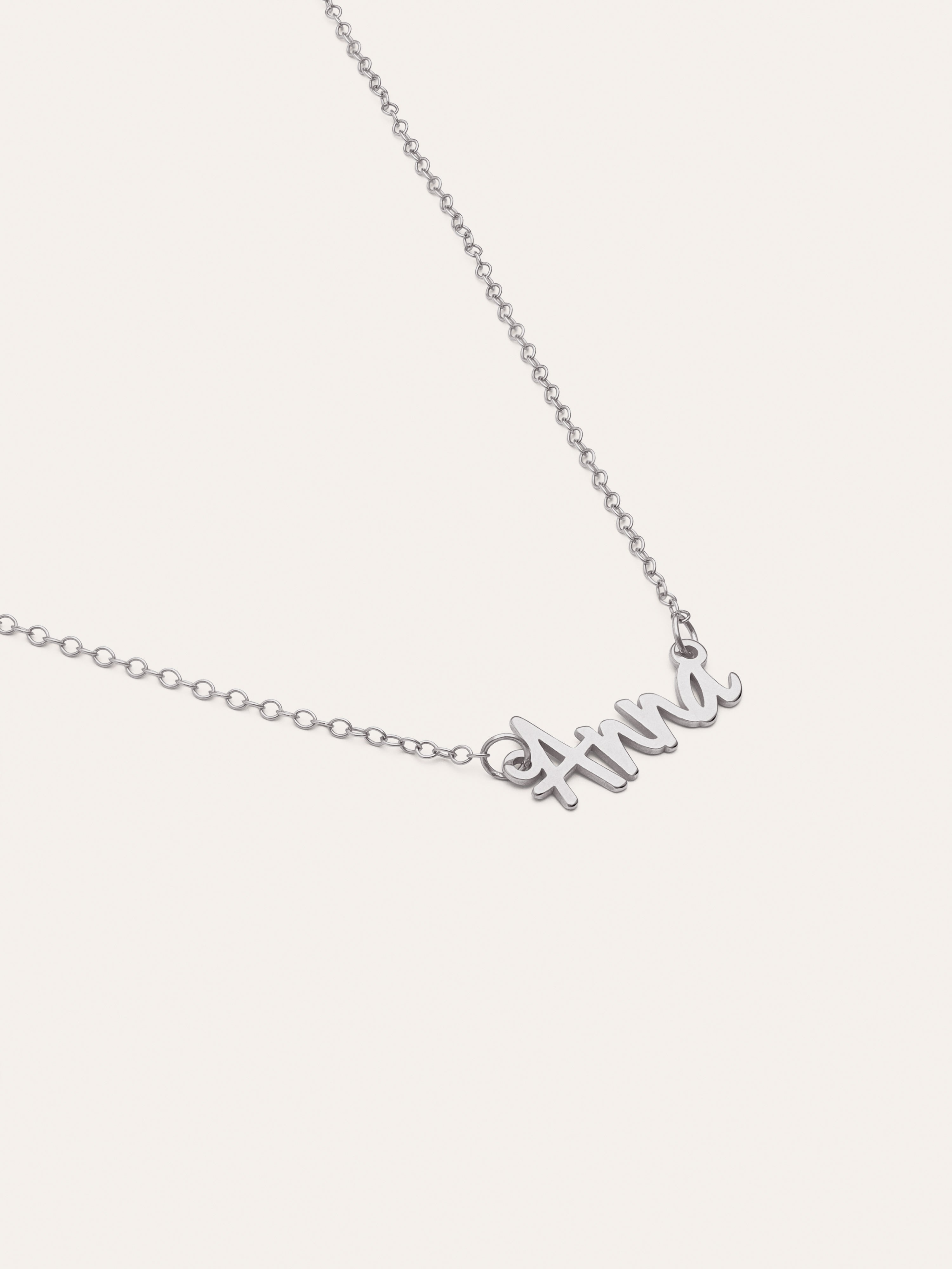 Gepersonaliseerde ketting Sue Zilver