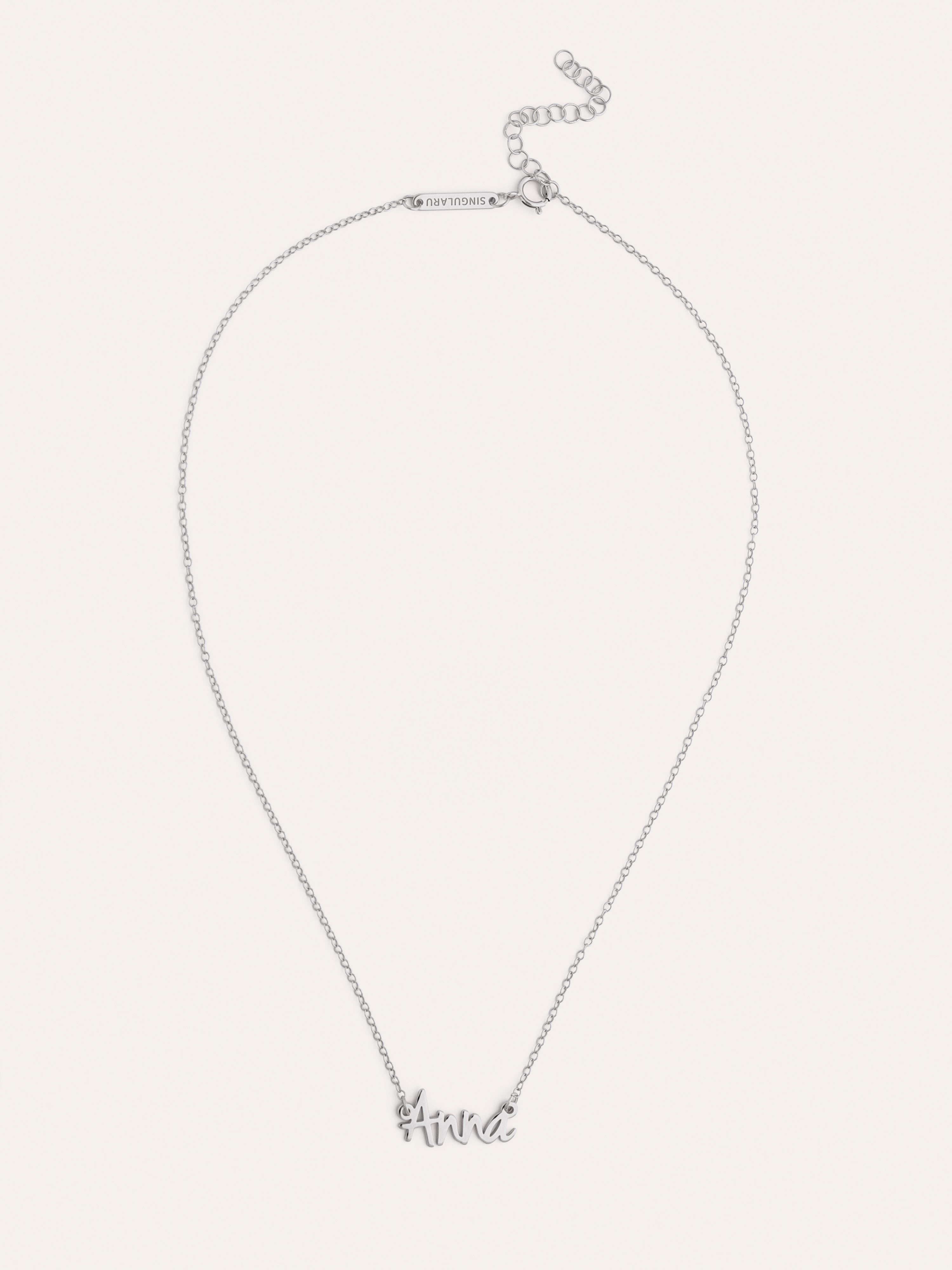 Gepersonaliseerde ketting Sue Zilver