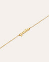 Gepersonaliseerde armband Monogram Zilver Verguld