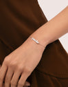Gepersonaliseerde armband Monogram Zilver