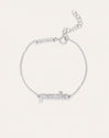 Gepersonaliseerde armband Monogram Zilver