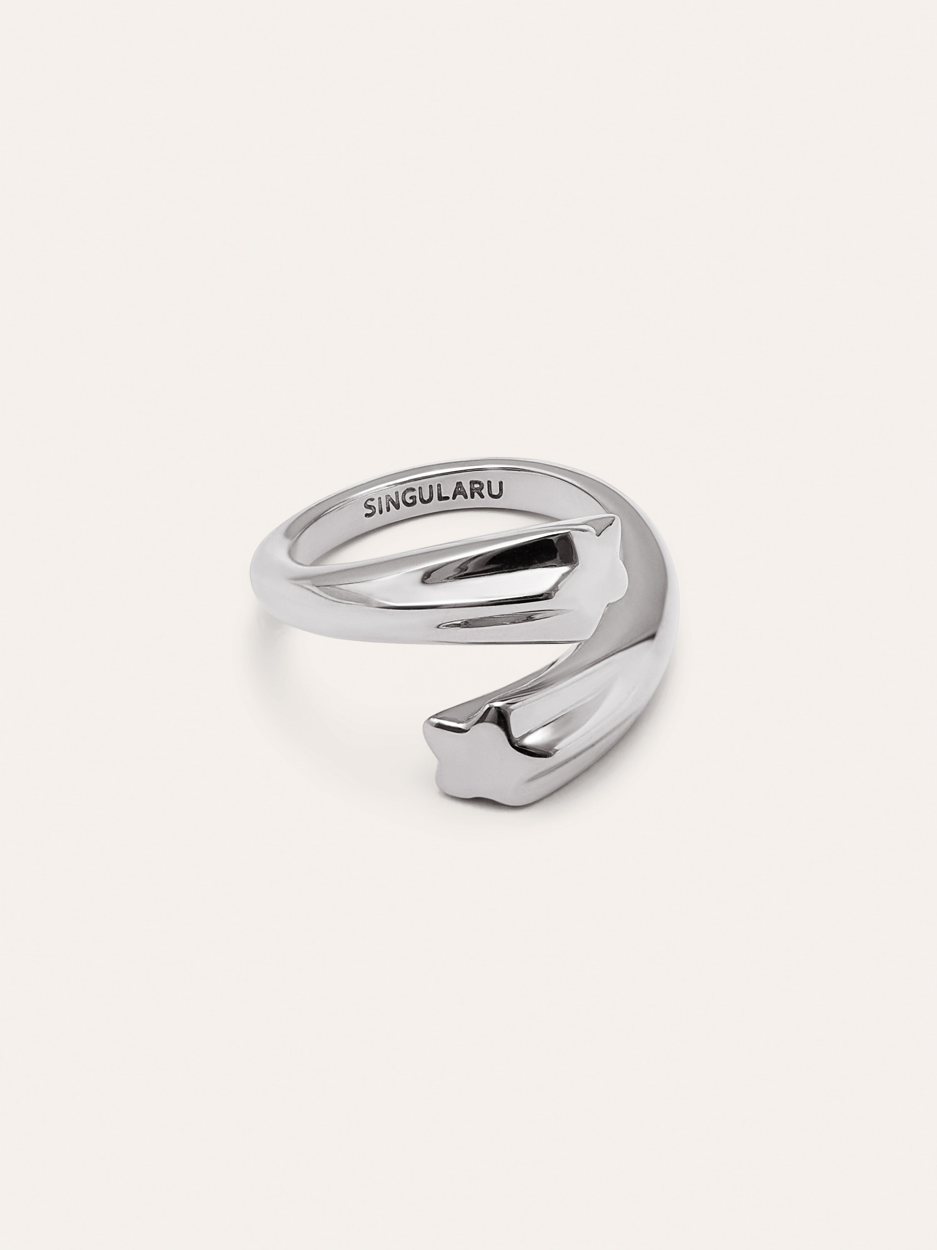 Abbraccio Stars Ring Stahl – SINGULARU