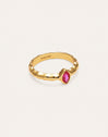 Bague Alma Rosé Plaqué Or