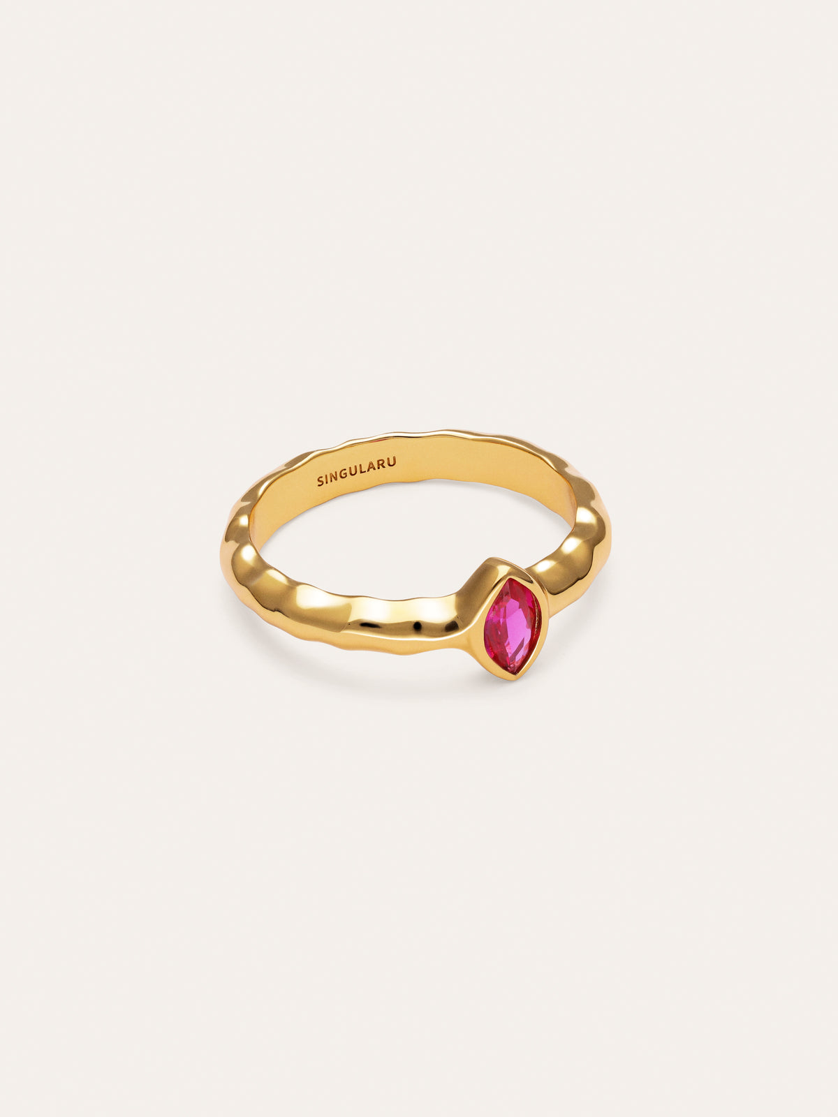 Bague Alma Rosé Plaqué Or