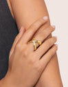 Always Stainless Steel Gold Ring