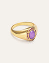 Anillo Amanda Violeta Baño Oro