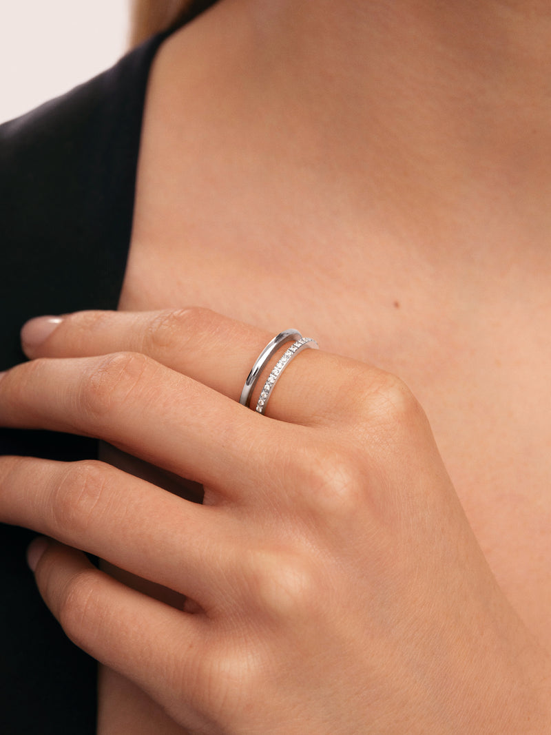 Bibiana Stainless Steel Ring
