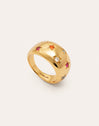 Bomb Color Stars Ring, vergoldet