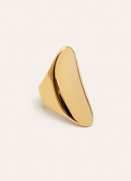 Bohemian Stainless Steel Gold Ring