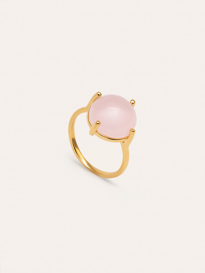 Anillo Celebrate Pink Baño Oro