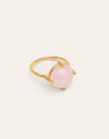 Anillo Celebrate Pink Baño Oro