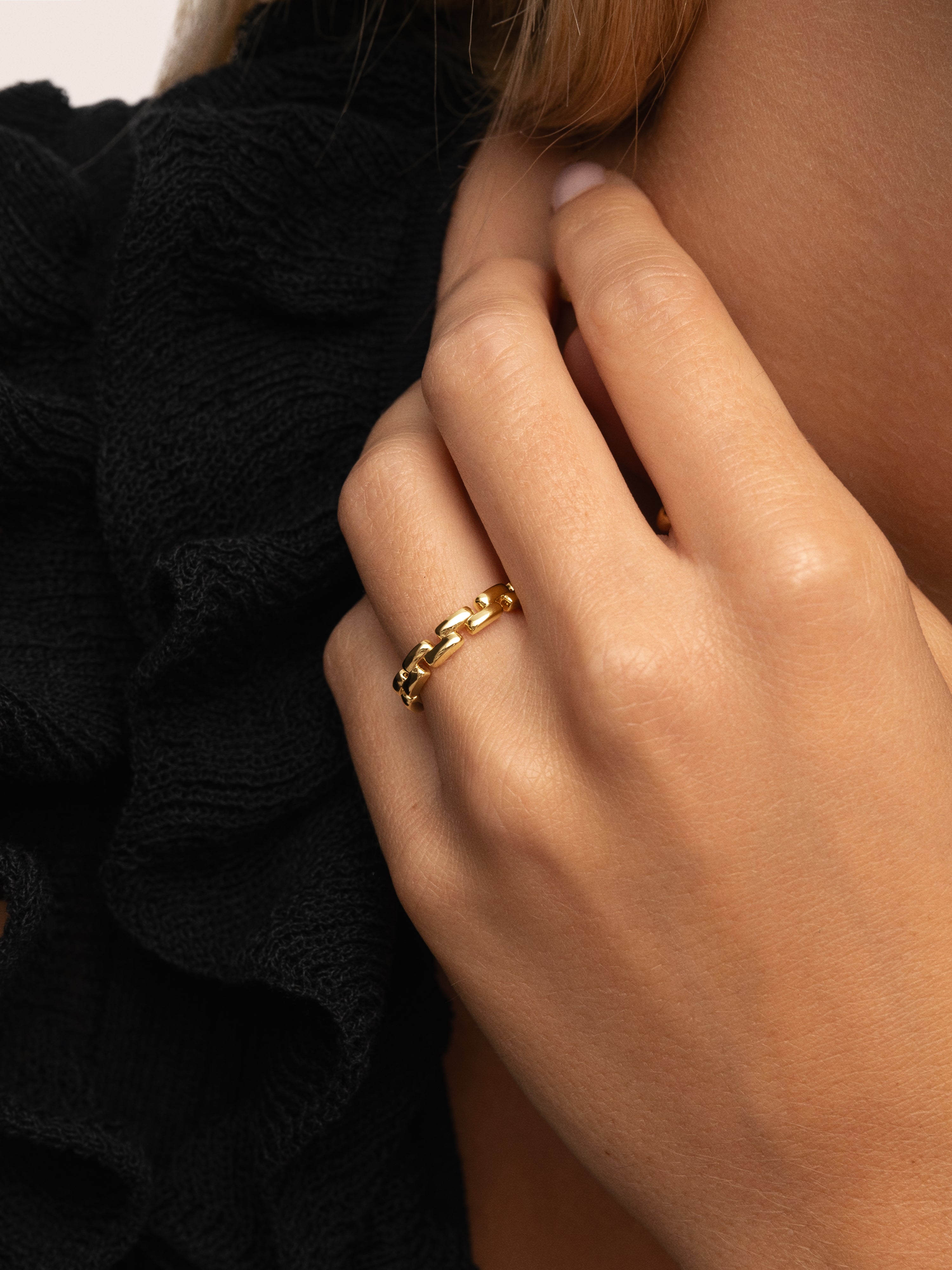 Chain Gold Ring 