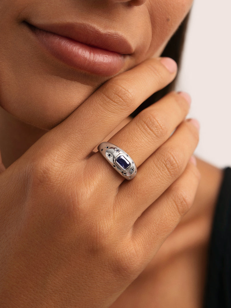Charlotte Blue Ring
