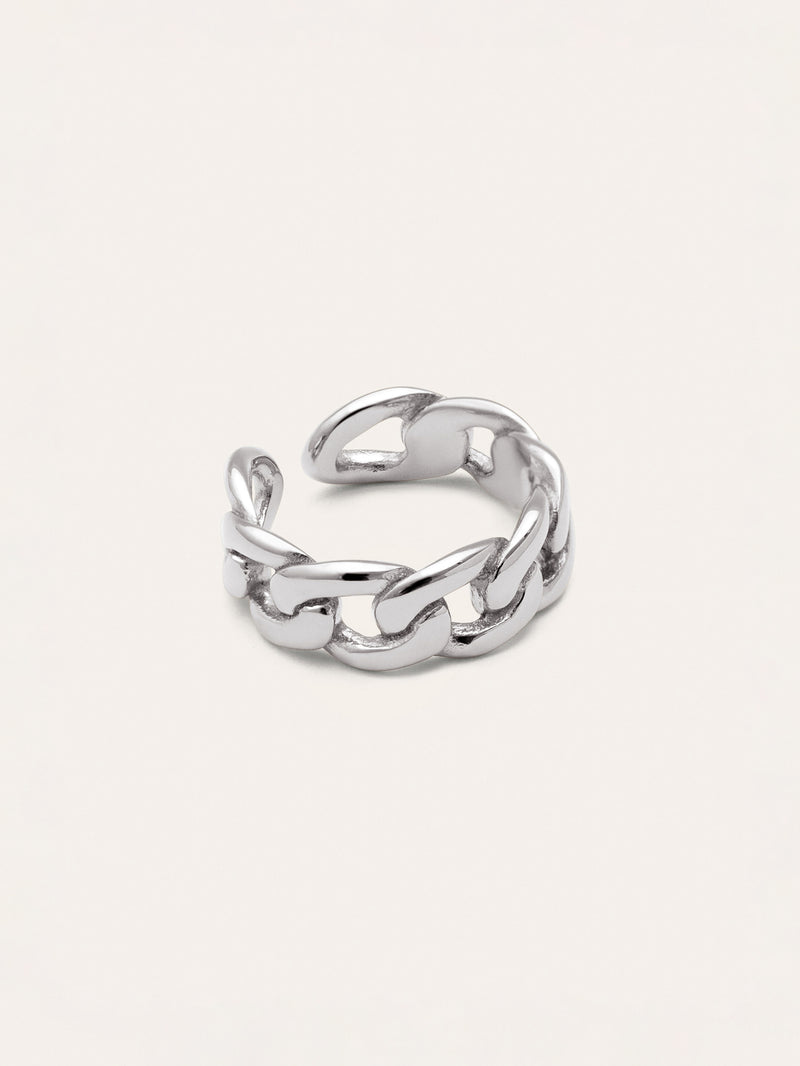 Bague Chunky Eslabón Acier