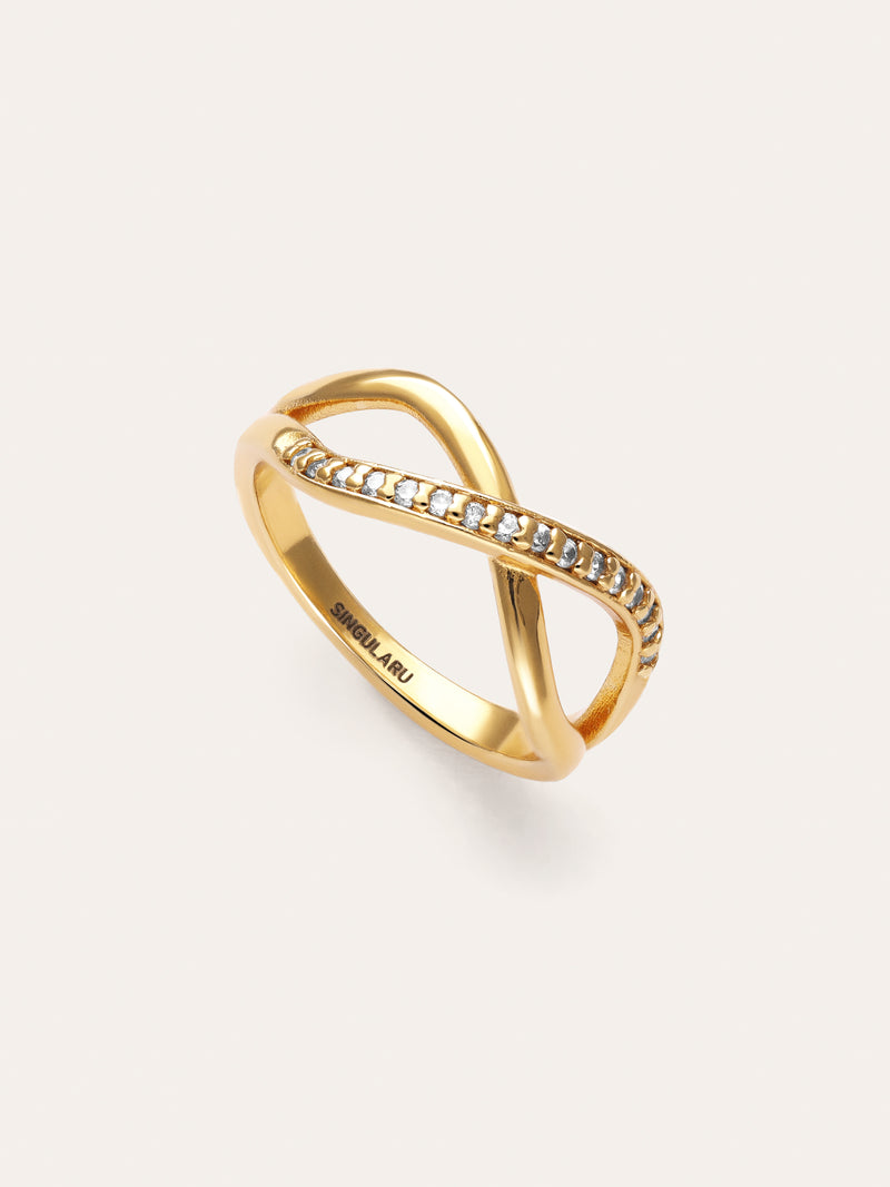 Bague Eterna Sparks Plaqué Or