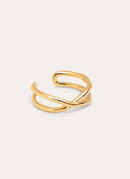 Hug Gold Ring 